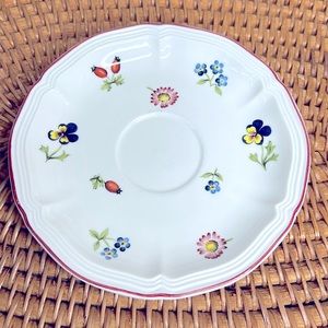 Villeroy & Boch Petite Fleur Floral Porcelain Saucer Plate